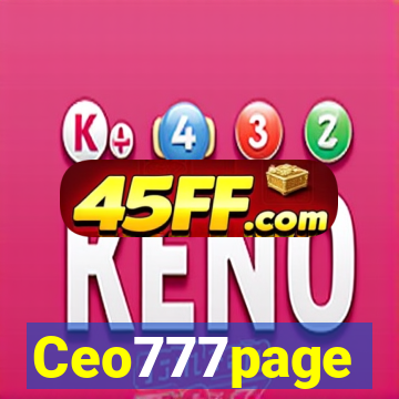 Ceo777page